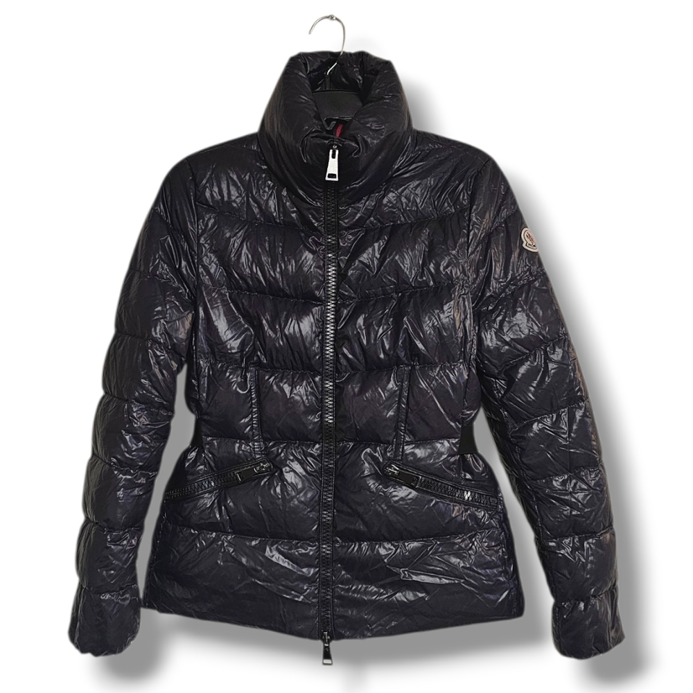 Moncler Glossy Black Puffer Jacket